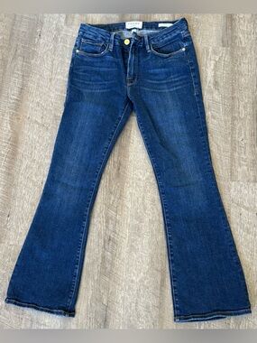 Frame Le Crop Mini Boot Cut Jeans, Size 27, excellent condition
